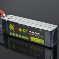LION Power 11.1V 2800MAH 35C Rechargeable LiPo Battery for RC Hobby