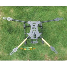 ATG TT-X4-16-700 Fiber Glass Quadcopter Sipder Folding Multicopter Frame with Tall Landing Skid(Fit APM2.5/Rabbit II)