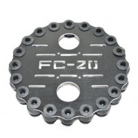 FC-A20 Glass Fiber Anti-Vibration Plate Set w/ 20pcs Shock-Absorbing Rubber Balls for FPV Camera Gimbal
