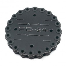 FC-A24 Glass Fiber Anti-Vibration Plate Setw/ 24pcs Shock-Absorbing Rubber Balls for FPV Camera Gimbal
