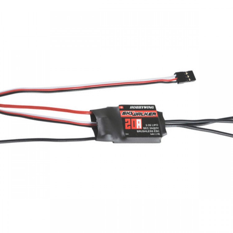 Hobbywing Skywalker 20A 2A-BEC Brushless ESC for Quadcopter Multicopter ...