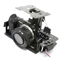HeliBEST MCX3V5 Carbon Fiber 2-Axis Camera Gimbal+2 Servos for Multicopter Aerial Photography MC6500Pro V5.0