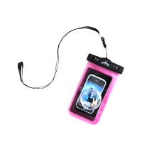 Outdoor Sport Swimming Beach Phone Camera 20M Waterproof Dry Bag Pouch Lens Protector-Pink