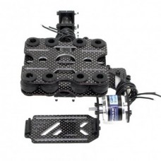 GoPro FPV Brushless Gimbal 2-axis Carbon Fiber Brushless Camera Gimbal PTZ Aerial Photography