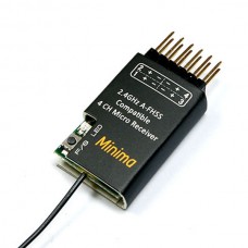 MINIMA A-FHSS 2.4G 4 Channel Micro Receiver (Hitec Compatible)