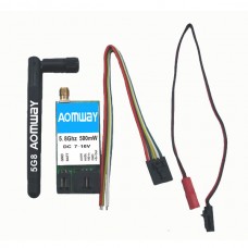 AOMWAY FPV 5.8G 500mw Transmitter TX VTX 15 CH Telemetry Compatible with Fatshark ImmersionRC