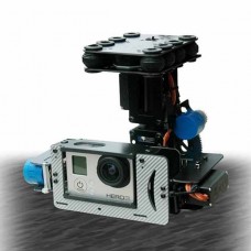 Glass Fiber FPV Gimbal Camera Mount PTZ for Gopro 3 Camera Aerial Photography