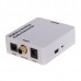 White Audio converter Digital to Analog 3.5mm Jack Toslink / SPDIF or Coaxial Digital Audio to Analog Audio HDA-2MB