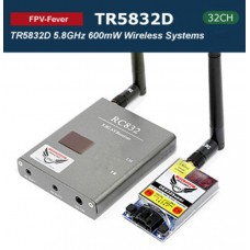 FPV-FEVER TR5832D 5.8G/600mW 32Channel Wireless Graphic Transmission PnP Systems(1 Transmitter + 1 Receiver)