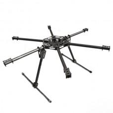 FC Ares 22mm Carbon Fiber Multicopter FPV Hexa-rotor Copter Strengthen Hexacopter Airframe Kit