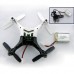 Taiji Balck+White 2.4G 3D 4 Channel Six-Axis GYRO Mini UFO Quadcopter Flying Saucer Aircraft