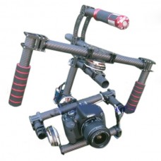 3 Axis DSLR Handle Brushless Gimbal Camera Mount Kit w/ Brushless Motor for 5D2 5D3 D800 Aerial Photography