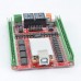 4 Axis 400KHZ Four Axis Stepper Motor Driver Breakout Board USB MACH3 USBCNC Interface Board for CNC Engraving Machine
