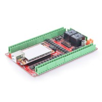 5 Axis 200KHZ Five Axis Stepper Motor Driver Breakout Board USB MACH3 USBCNC Interface Board for CNC Engraving Machine