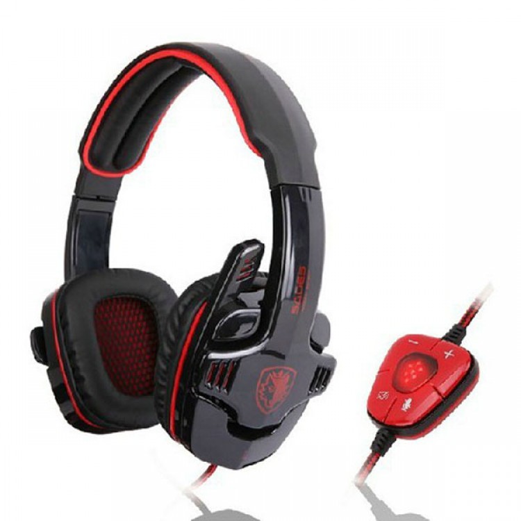 SADES SA-901 Stereo 7.1 Surround Game Headset Headband Headphone ...