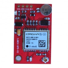Red Ublox NEO-6M GPS Module for Aircraft Flight Controller Arduino MWC IMU APM2 