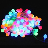 Colorful 10m 100 LED Xmas Tree Christmas Wedding Party Ball RGB Bulb String Lights