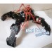 12 DOF Spider Robotic Aluminium Robot Beast Mount Kit w/ Servo Horn Four Legg Educational Toys