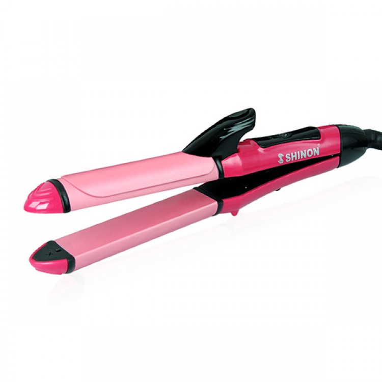 2 in 1 Bueaty Set Hair Curler Hair Straightener Versatile Combo Curling