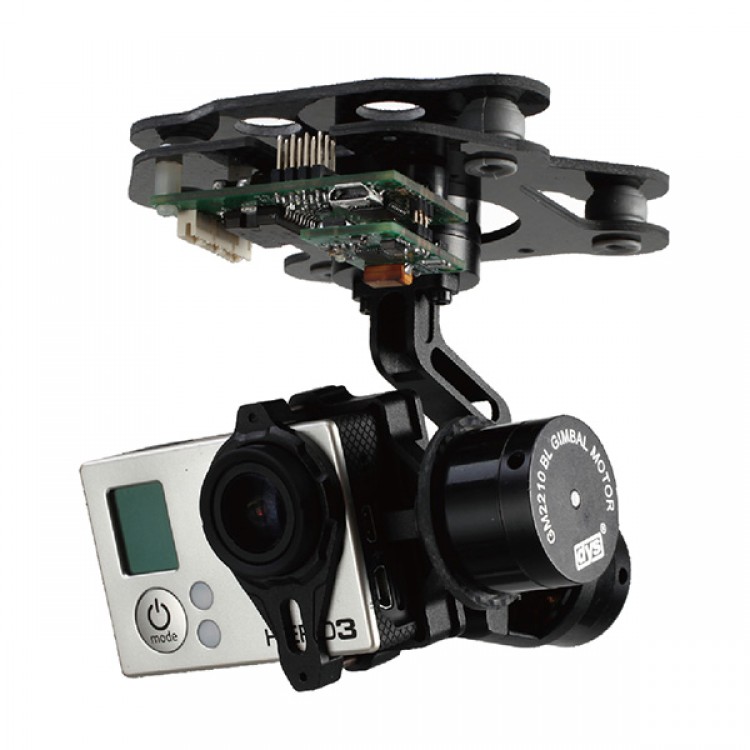 DYS 3 Axis SMART Gopro BL Gimbal Brushless Gimbal Camera Mount w/Motor ...