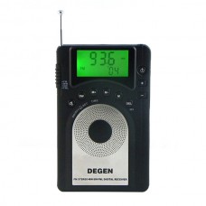 DEGEN DE15 FM Stereo MW SW FML LCD Radio World Band Receiver Alarm Quarz 