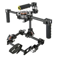 3 axis DSLR Glassy Carbon Fiber Handle Brushless Gimbal w/5208 Motor Movie photography