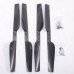 Ultra Light 4 Pieces (2 Pairs) Carbon Fiber CW/CCW Propellers For Parrot AR.Drone 1.0 2.0
