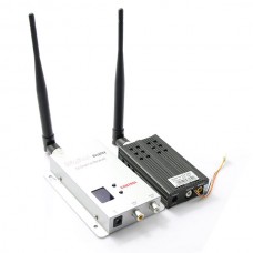 Fox-2500 FPV Wireless 8 Channel 2500mW AV Sender Video Transmitter & Receiver 2.5W TX+RX Set