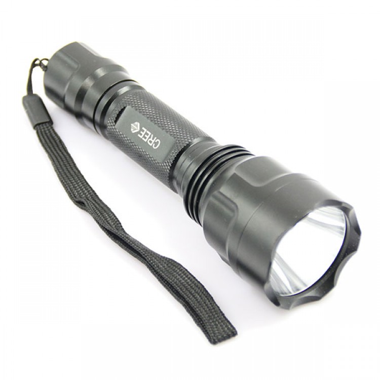 UltraFire C8 5 Modes 300 Lumens CREE Q5 Tactical Portable Flashlig ...