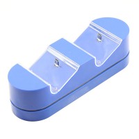 Dual USB Charger Charging Dock Station for Sony Playstation 4 PS4 Controller-Blue
