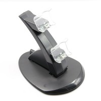 LED Dual Controller Charger Dock Station Stand Charging for Playstation PS4