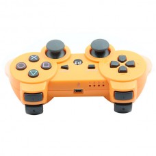 Replacement ABS Full Case for PS3 / PS3 Slim / PS3 4000 Controller - Electroplating Orange