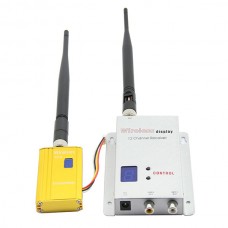 Fox-1.5W 1.2G 1.5W Wireless Transmitter Receiver Kit 1500mw FPV Video Transmission Monitoring CCTV Camera