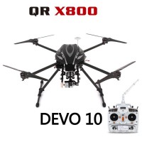 Walkera QR X800 GPS FPV RC Quadcopter With DEVO 10 Transmitter