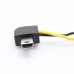 Gopro Hero3 USB 90 Degree Connector to AV Video Realtime Output Cable FPV Hero 3 