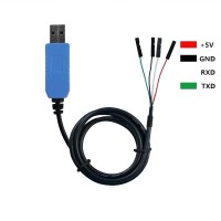 5pcs/pack PL2303 TA Download Cable USB to TTL RS232 Module Upgrade USB to Serial Port Cable Compatible with Win XP/VISTA/7/8/8.1