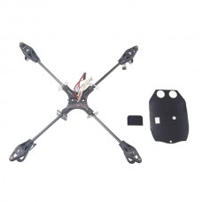 Parrot AR.Drone 2.0 Carbon Fiber RC Quadcopter Helicopter Frame w/ Bottom Bard Fixing Paste