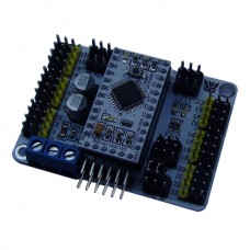 24 Channel Servo Motor Control Driver Board w/ Arduino Pro MINI for Robot Project and Smart Car Chassis
