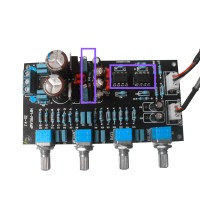 HIFI Volume Adjustable Preamplifier Board NE5532 Tone Board for Amplifier Dual Power Supply Operational Amplifier Repalceable