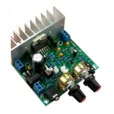 New 15W +15W 2.0 Finished Amplifier Board MP3 TDA7297 with Microphone Amplifier