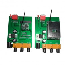 2.4G Wireless Audio Video Module Assembled Board Stereo Sound 300-500M Transmission Module for FPV System