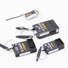 WFR04S Original 2.4G 4 Channel Receiver Black for Fixed Wing Helicopter