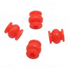 Round High Effeciency Anti-vibration Rubber Ball Damper Ball for Camera Gimbal FPV Red 4pcs/lot