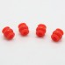 Round High Effeciency Anti-vibration Rubber Ball Damper Ball for Camera Gimbal FPV Red 4pcs/lot