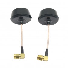 90 Degree High Precision 5.8 GHz 5945MHz Ch8 Circular Polarized Antenna Pair - SMA Plug