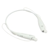 Universal Wireless Bluetooth 3.0 HBS 730 Handsfree Headset Earphone HBS-730 For Phone White