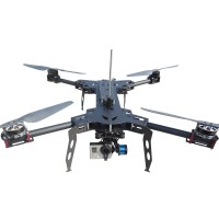 YT007 XC Model XC600 H4 Folding Quadcopter Frame Kit w/ Carbon Fiber Plate Landing Gear