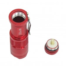 Ultrafire Cree Q5 LED Flashlight 7W High Power Mini Zoomable 3 Modes Waterproof Glare Torch 14500 /AA Bicycle Red