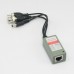 1CH Single Channel UTP Passive Video Audio and Power Balun Transceiver for CCTV Camera