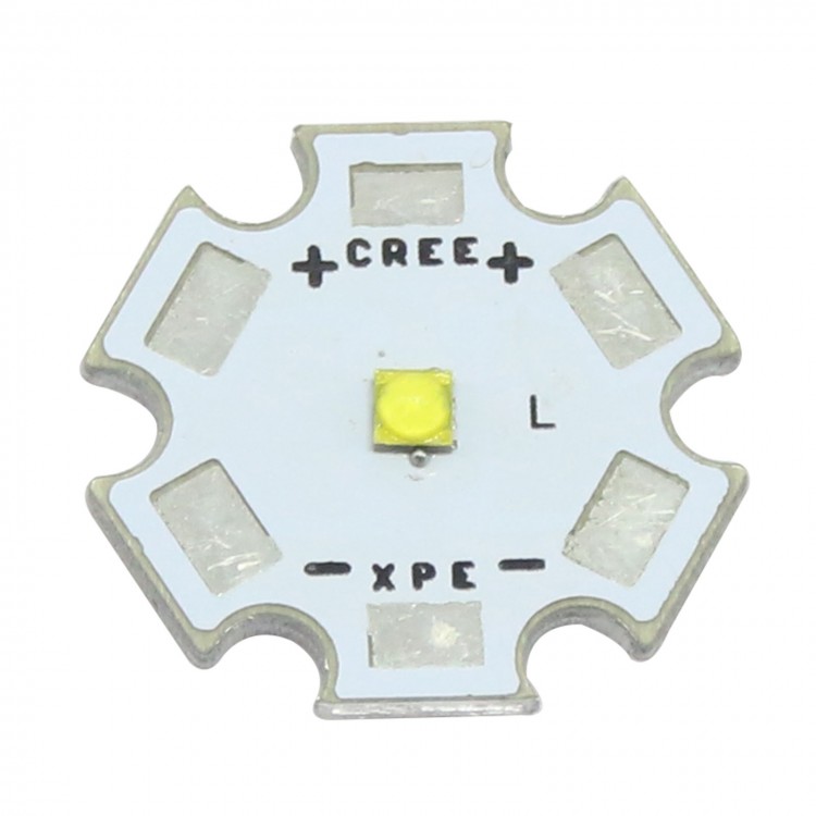 Cree XBD White 1-3W LED Light Emitter Bulb Mounted On 20mm Star PCB ...